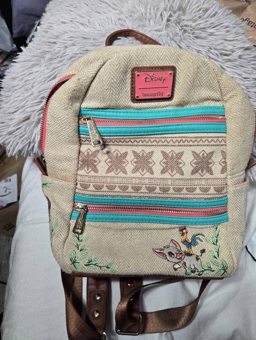 Disney Loungefly Pua Hei Hei Mini Backpack Moana